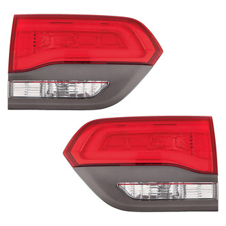 Pacific Best® - Driver and Passenger Side Inner Replacement Tail Lights (CAPA Certified)