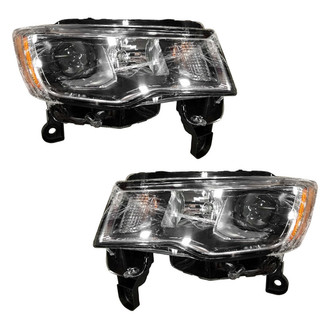 Pacific Best® - Driver and Passenger Side Replacement Headlight Set (CAPA Certified)