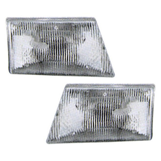 Pacific Best® - Driver and Passenger Side Replacement Headlight Set (Standard Line)