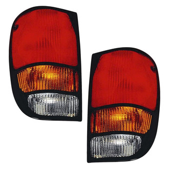 Pacific Best® - Driver and Passenger Side Replacement Tail Lights (Standard Line)