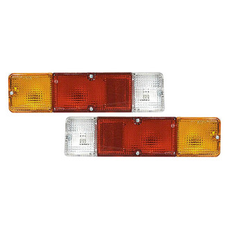 Pacific Best® - Driver and Passenger Side Replacement Tail Lights (Standard Line)