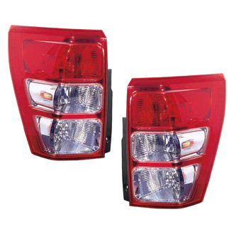Pacific Best® - Driver and Passenger Side Replacement Tail Lights (Standard Line)
