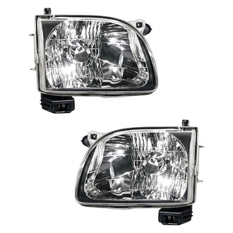 Pacific Best® - Driver and Passenger Side Replacement Headlight Set (CAPA Certified)
