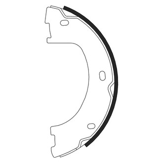 Pagid® - Parking Brake Shoe Set