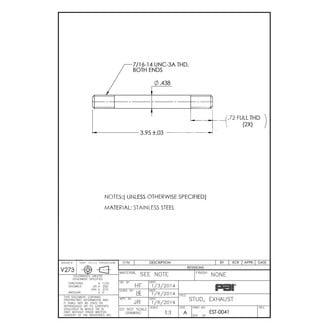 PAI® - Exhaust Manifold Stud