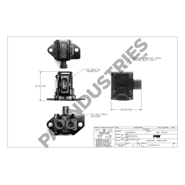 PAI® - EGR Differential Pressure Sensor - TRUCKiD.com