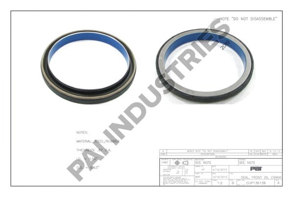 tam PAI® 136139 - Crankshaft Seal - TRUCKiD.com