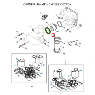 PAI® 181887 - Engine Coolant Thermostat w/o Gasket - TRUCKiD.com