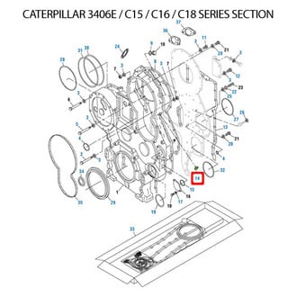 PAI® - Engine Coolant Water Pump O-Ring