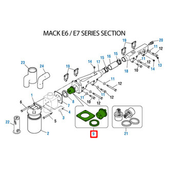 PAI® - Engine Coolant Thermostat Kit