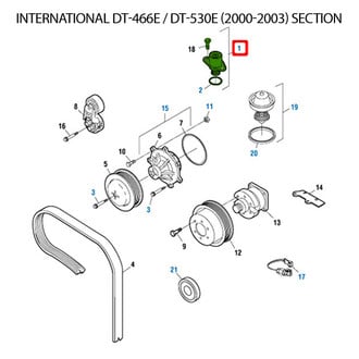 PAI® - Engine Coolant Thermostat Kit