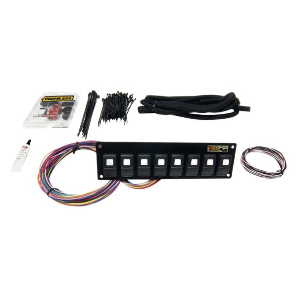  Painless Performance® - Trail Rocker Dash Mount 8 LED Switch Panel