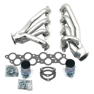 Patriot Exhaust® - Clippster Steel Metallic Ceramic Coated Mid-Length Tube Exhaust Headers