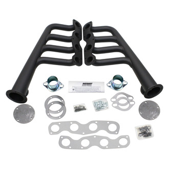 Patriot Exhaust® - Classic Style Hi-Temp Black Coated Lakester Exhaust Headers