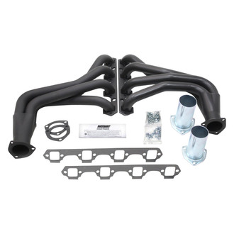 Patriot Exhaust® - Hi-Temp Black Coated Long Tube Exhaust Headers
