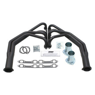 Patriot Exhaust® - Steel Hi-Temp Black Coated Long Tube Exhaust Headers
