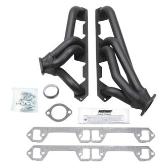 Patriot Exhaust® H8600-B - Clippster Steel Hi-Temp Black Coated Mid-Length Tube Exhaust Headers