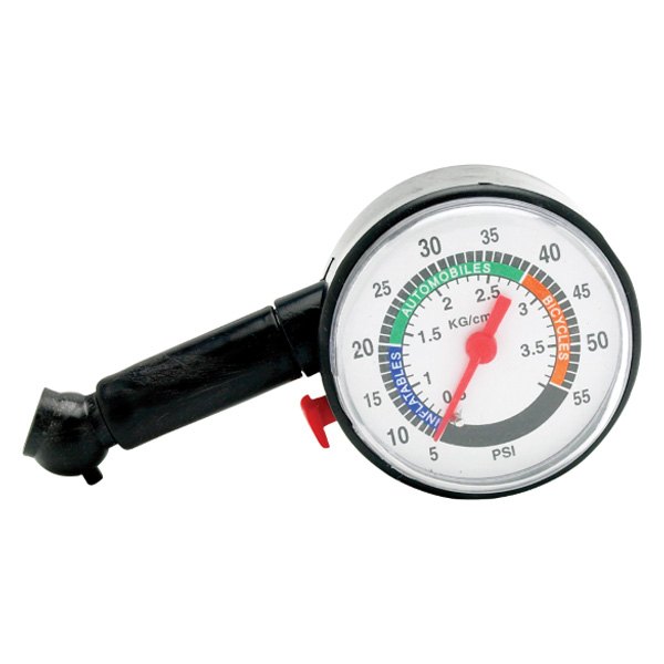 Performance Tool® - 5 to 55 psi Dial Tire Pressure Gauge