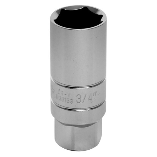 Performance Tool® - 3/8" Drive 3/4" Standard SAE 6-Point Spark Plug Socket with Logo