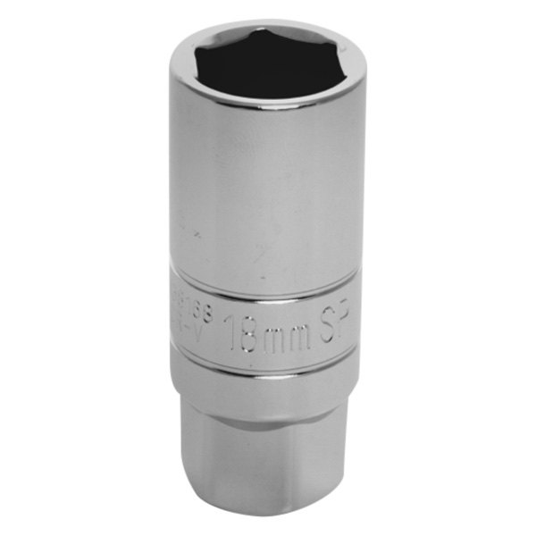 Performance Tool® - 3/8" Drive 18 mm Standard Metric 6-Point Spark Plug Socket with Logo
