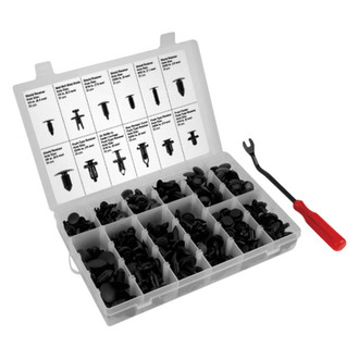 Performance Tool® - 240 Pieces Push Pin Retainer and Tool