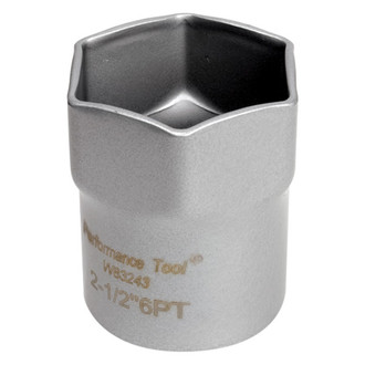 Performance Tool® - 6-Point 2-1/2" Locknut Hex Socket