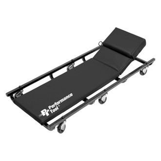 Performance Tool® - 40" x 4" Black Creeper with Adjustable Headrest
