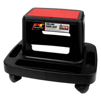 Performance Tool® - 330 lb Rectangular Creeper Seat with Tool Tray