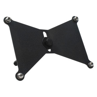 PERRIN Performance® - Black Texture Powder Coat License Plate Relocate Kit