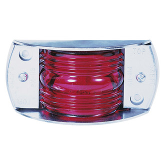 Peterson® - Armored 119 Series 4.5"x2" Crystal Red Rectangular Side Marker Light