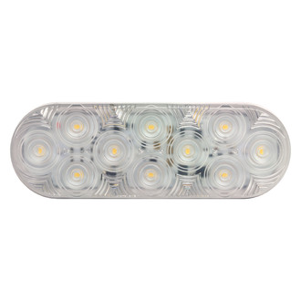 Peterson® - 1220C-10 Series LumenX™ 6.5" Oval Grommet Mount LED Backup Light