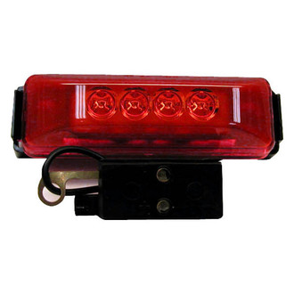 Peterson® - 161 Series Piranha™ 3.82"x1.22" Red Rectangular LED Side Marker Light