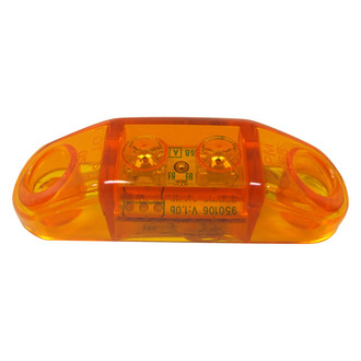 Peterson® - 168 Pirahna™ Slim-Line 4"x1.35" Oval LED Clearance Marker Lights