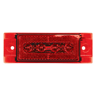 Peterson® - 188 Piranha™ 6"x2" Red Rectangular LED Side Marker Light