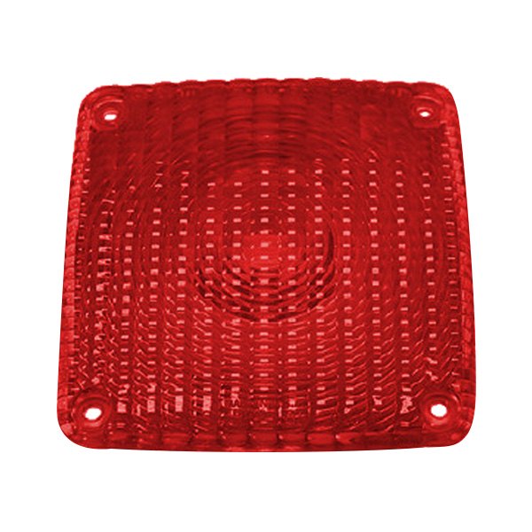Peterson® - 326 Series Red Square Turn Signal/Parking Light Lens