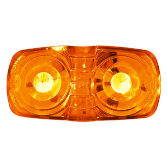 Peterson® - 38 Series 4" Double Bulls-Eye Square Surface Mount LED Clearance Marker Lights