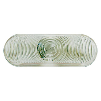 Peterson® - 416 Series 6.5x2.25" Oval Chrome Crystal Backup Light