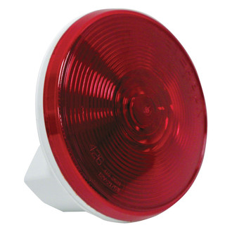 Peterson® - 426 Series 4" Red Round Grommet Mount Combination Tail Light