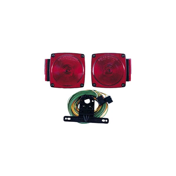 Peterson® - 541 Series 4.75"x4.5" Square Surface Mount Combination Tail Lights