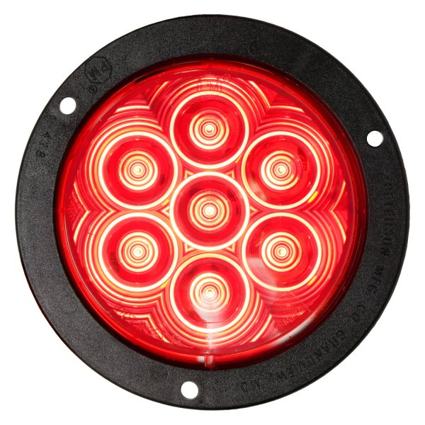Peterson® - 824R-7 Series 4" Round Flange Mount LED Combination Tail Light