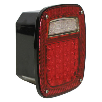 Peterson® - 845 Series 6.76" Red Rectangular Stud Mount LED Combination Tail Light W/O License Light