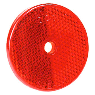 Peterson® - 477 Series 2.35" Crystal Red Round Reflector