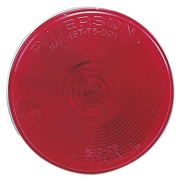 Peterson® - 426 Long-Life 4" Black/Red Round Crystal LED Tail Light