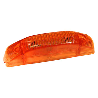Peterson® - 60 Series 4.5"x0.9" Thin-Line Amber Rectangular Surface Mount LED Clearance Marker Light