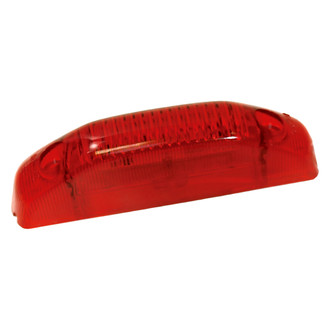 Peterson® - 60 Series 4.5"x0.9" Thin-Line Red Rectangular Surface Mount LED Clearance Marker Light