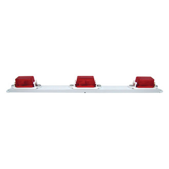Peterson® - 107 Series 16.63" Red Rectangular Bolt-on Mount Identification Light Bar