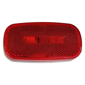 Peterson® - 108 Series 4"x2" Crystal Red Oval Clearance Marker Lights