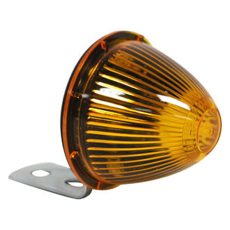Peterson® V110A - 110 Series Crystal Beehive Style Amber Round Side Marker Light