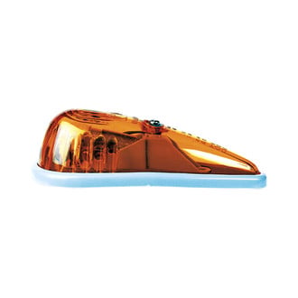 Peterson® - Chrome Amber Crystal Cab Roof Light