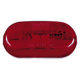 Peterson® - 135 Series 4"x2" Crystal Red Oblong Surface Mount Clearance Marker Light